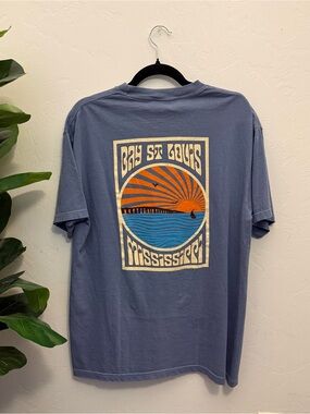 Bay St Louis Mississippi graphic t shirt size Large new with tags